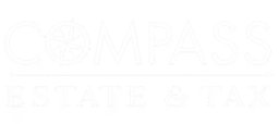 Compass Estate and Tax logo on black background